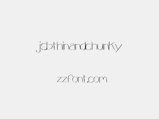 jsbthinandchunky