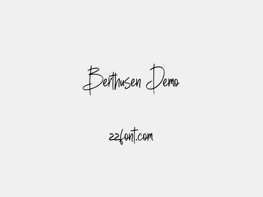 Berthusen Demo
