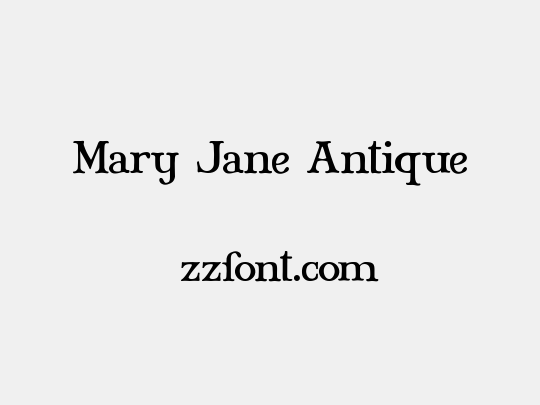 Mary Jane Antique