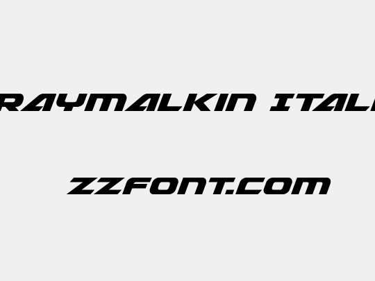 Graymalkin Italic