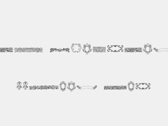 Mortised Ornaments Free