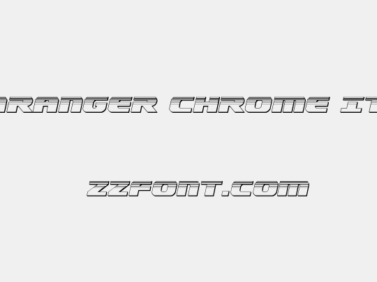Dekaranger Chrome Italic