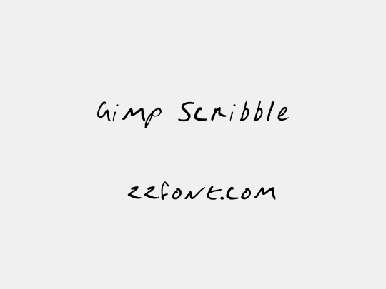 Gimp Scribble