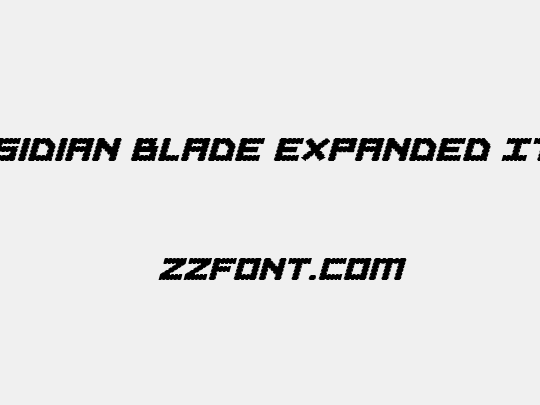 Obsidian Blade Expanded Ital