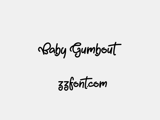Baby Gumbout