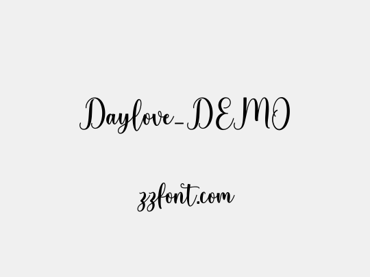 Daylove_DEMO