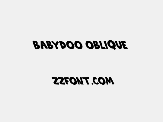 Babydoo Oblique