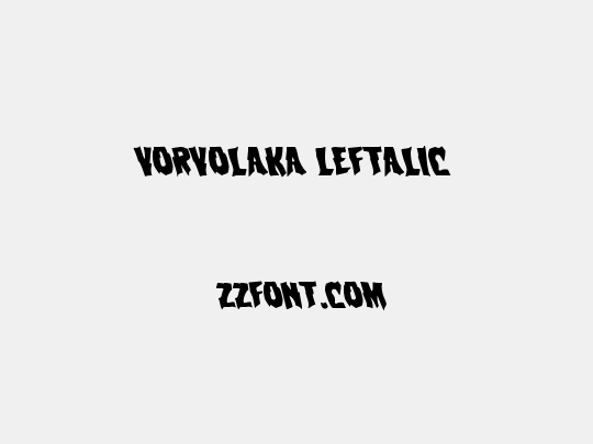 Vorvolaka Leftalic
