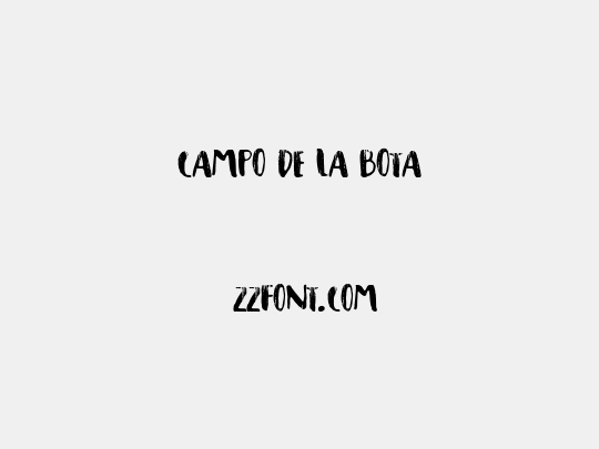 Campo de la Bota