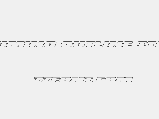 Illumino Outline Italic