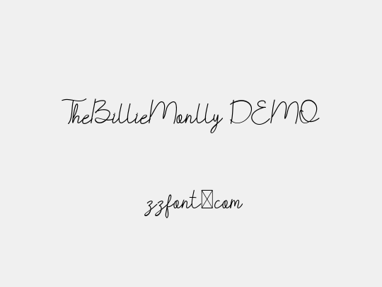 TheBillieMonlly DEMO