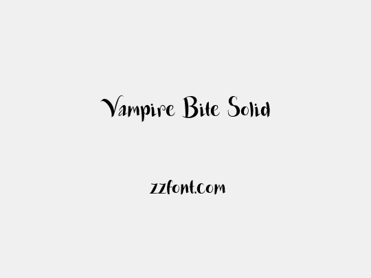 Vampire Bite Solid