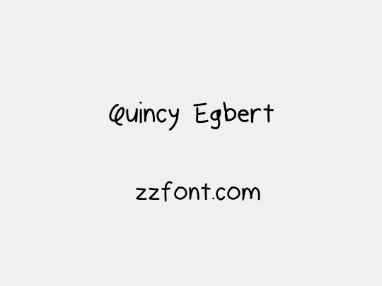 Quincy Egbert