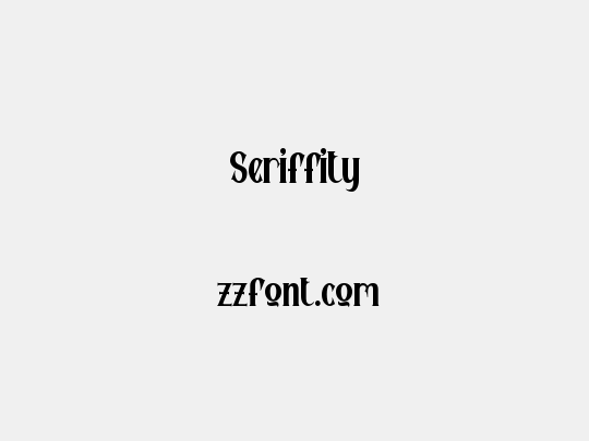 Seriffity
