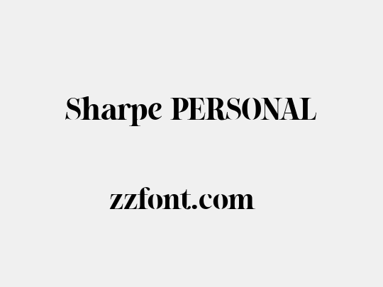 Sharpe PERSONAL