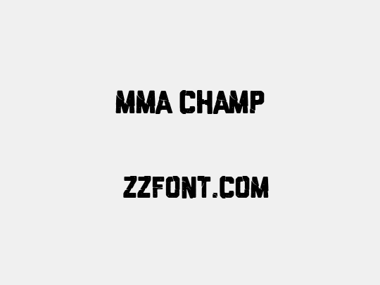 MMA champ