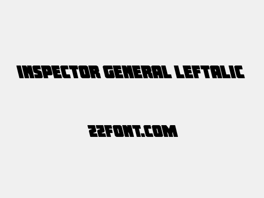 Inspector General Leftalic
