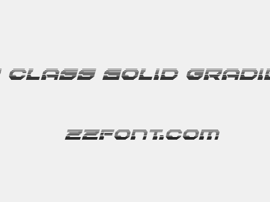 Pulsar Class Solid Gradient Italic