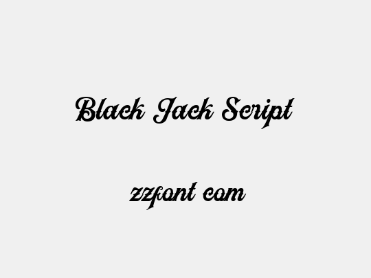 Black Jack Script