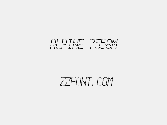 Alpine 7558M