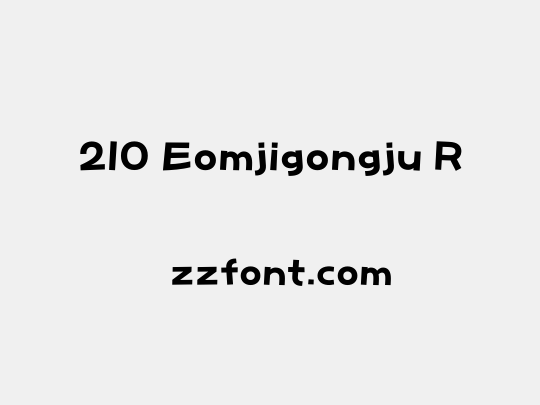 210 Eomjigongju R