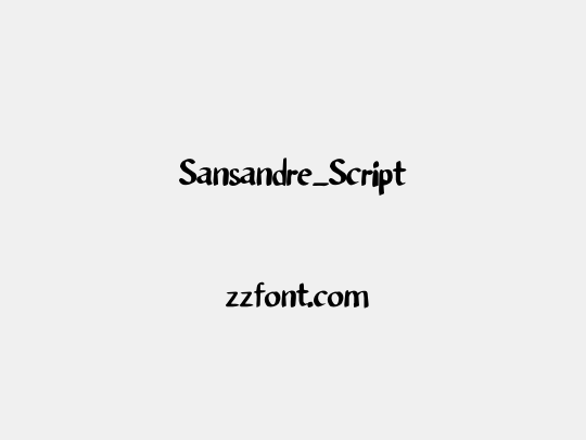 Sansandre_Script