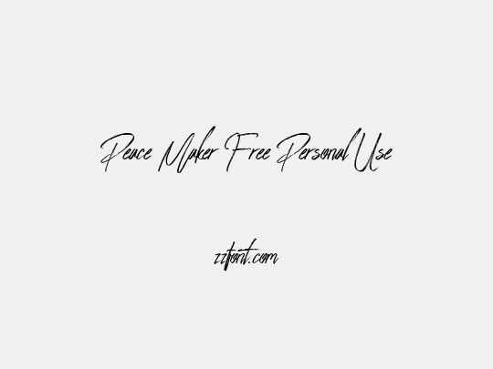 Peace Maker Free Personal Use