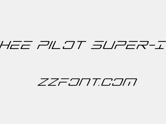 Banshee Pilot Super-Italic