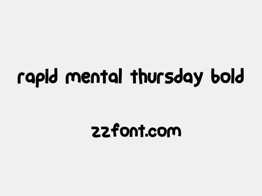 rapid mental thursday bold