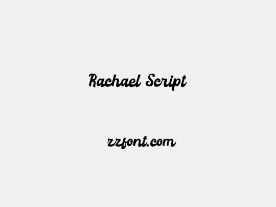 Rachael Script