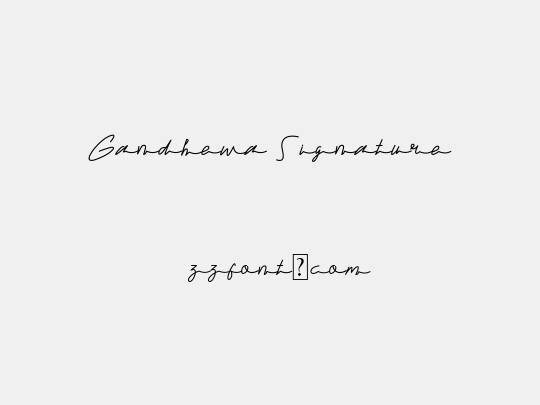 Gandhewa Signature