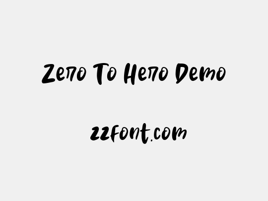 Zero To Hero Demo