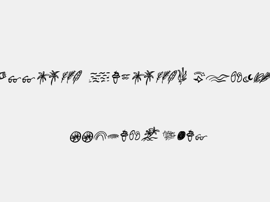 Summer Lovers Dingbat