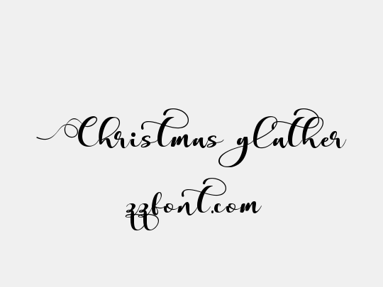 Christmas glather