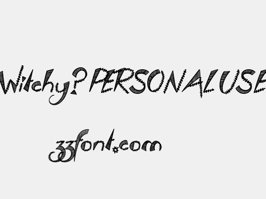 Which Witchy? PERSONAL USE ONLY