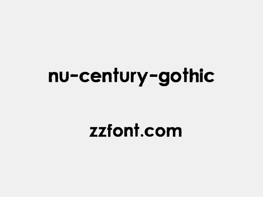 nu-century-gothic