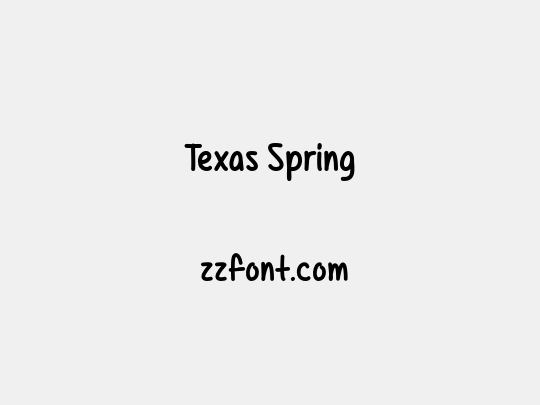 Texas Spring