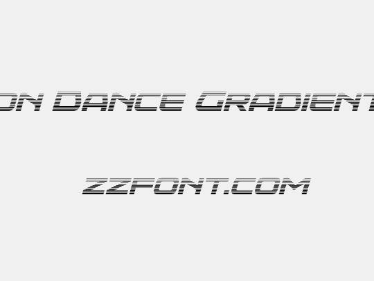 Neutron Dance Gradient Italic