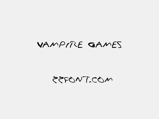 Vampire Games