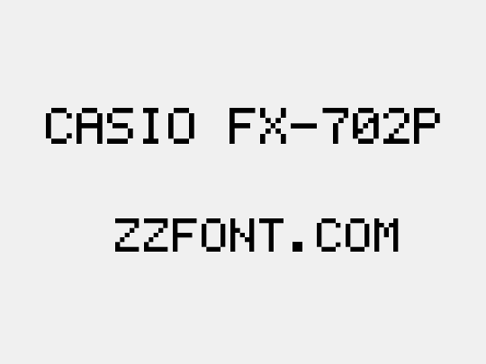 Casio FX-702P