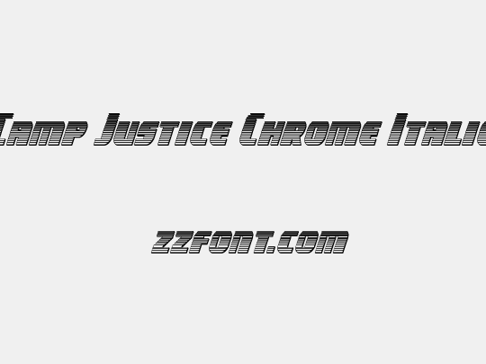 Camp Justice Chrome Italic