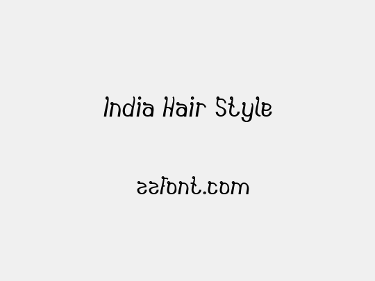 India Hair Style