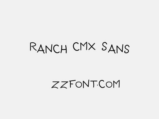 Ranch CMX Sans