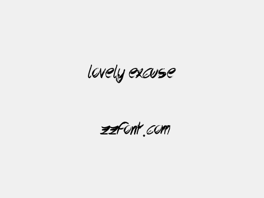 Lovely Excuse