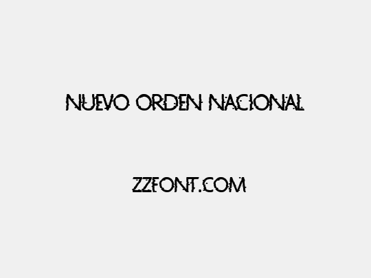 Nuevo Orden Nacional