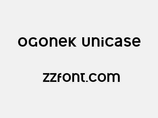 Ogonek Unicase