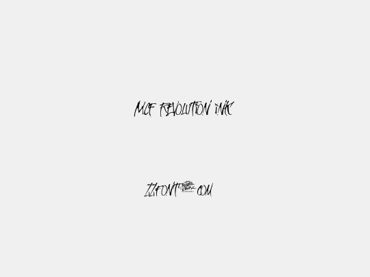 MCF Revolution ink