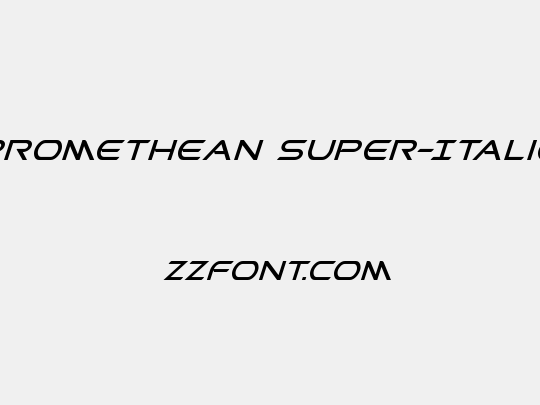 Promethean Super-Italic