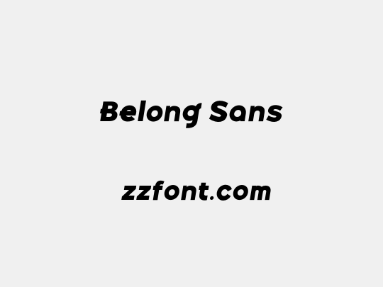 Belong Sans