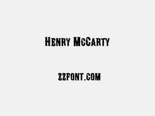 Henry McCarty